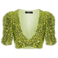 Blazer Feminino Paetê - Verde