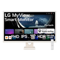 Monitor Smart LG MyView 32 FHD 60Hz IPS 8ms HDMI 32SR50F-W.AWZM