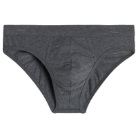 Cueca Slip Em Algodão Supima - Cinza