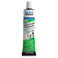 Silicone Acético Construção Tekbond, Incolor, 50 gramas