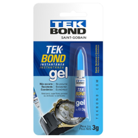 Adesivo Instantâneo Gel Blíster Tekbond, 3 Gramas