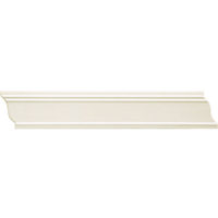 Rodapé de Cerâmica Gabriella HDR 120 Branco, 0,8 x 45 cm