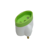 Adaptador de Tomadas Daneva Padrão Macho Antigo X Femea Novo 3 pinos - 36412