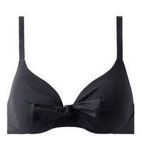 Parte De Cima De Biquíni Push-Up Almofadado Indonesia Eco - Preto