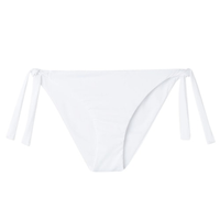 Calcinha De Biquíni Com Laços Indonesia Eco - Branco