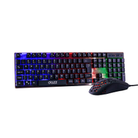 Kit Teclado e Mouse Gamer Dazz Diamond Dust 2400DPI 1,5cm ABNT2 Preto - 62000098