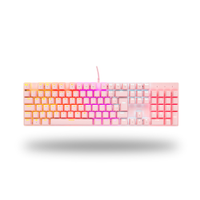 Teclado Mecânico Dazz Orion Essential RGB C/Fio Rosa