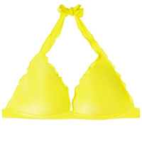 Parte De Cima De Biquíni Cortininha Graduada Formentera - Amarelo