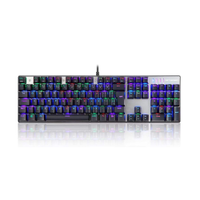 Teclado Mecânico Motospeed Outemu Switch Brown RGB C/Fio Preto