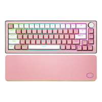 Teclado Mecânico Cooler Master Sakura Edition CK721 RGB Switch Azul C/Fio Rosa