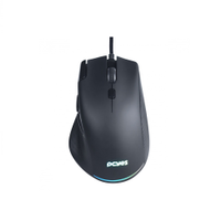 Mouse Gamer PcYes Zyron 12800 DPI USB RGB Preto - PMGZRGB