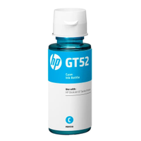 Refil de Tinta Garrafa HP DeskJet GT52 Ciano - M0H54AL