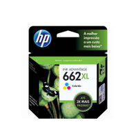 Cartucho de Tinta HP CZ106AB 662XL Tricolor