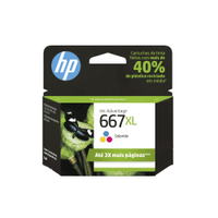 Cartucho HP 667 XL 3YM80AB - Tricolor