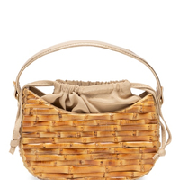 Bolsa Feminina Kitty Bambu - Bege