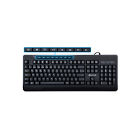 Teclado Membrana Fortrek OLK101 C/Fio Preto
