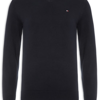 Suéter Masculino Signature V Neck - Azul
