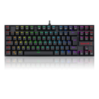 Teclado Magnetico Redragon Kumara Pro Switch Brown RGB C/Fio Preto