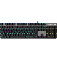 Teclado Mecânico Fortrek Black Hawk Switch KRGD Blue Rainbow C/Fio Preto