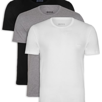 Kit Camisetas Masculinas 3 peças Rn 3P Classic - Branco - Branco