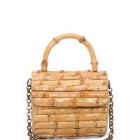 Bolsa Feminina Belzinha Bambu - Bege