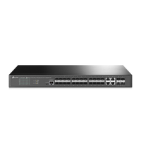 Switch TP-Link 24 Portas Gigabit 4 Slots SFP 10GE JetStream - TL-SG3428XF