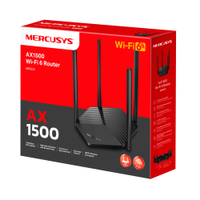 Roteador Mercusys MR60X WI-FI 6 AX1500 Wireless Dual Band Gigabit 4 Antenas