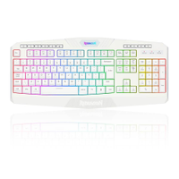 Teclado Membrana Redragon Harpe 2 RGB C/Fio Branco