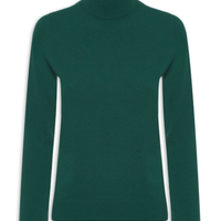 Blusa Feminina Gola Rolê Puro Cashmere - Verde