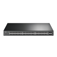 Switch TP-Link 48 Portas TL-SG3452XP Gigabit PoE+ 4 Slots SFP 10GE Gerenciável
