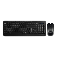 Kit Teclado e Mouse Wireless C3Tech K-W60BK Multimídia C/Pilha Preto