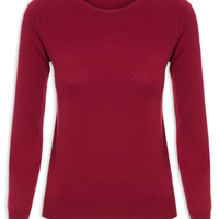 Sweater Feminino Puro Cashmere - Vermelho