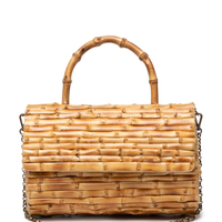 Bolsa Feminina Mabel Bambu - Bege