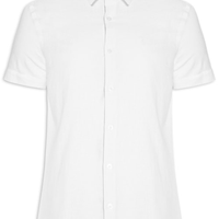 Camisa Masculina Manga Curta - Branco