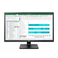 Monitor LG 23,8 Full HD IPS LED VGA HDMI DisplayPort VESA - 24BL550J-B