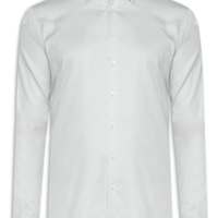 Camisa Masculina Social Lisa - Cinza