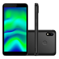 Smartphone Multilaser F Pro 2 P9152 Dual Chip 4G Quad Core Android 11 GO 1GB RAM 8MP/5MP 32GB Tela 5.5" - Preto