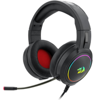 Headset Gamer Redragon Mento H270-RGB 50mm Led - Preto