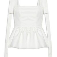 Blusa Feminina Dois Laços - Branco