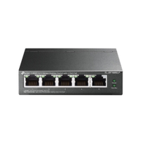 Switch TP-Link 5 Portas Metal Fast Ethernet 10/100Mbps 4 Portas PoE - TL-SF1005LP