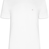Camiseta Masculina Básica Gola Careca - Branco