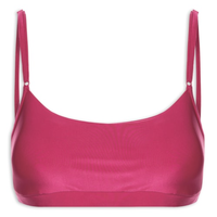 Top Alça Reta Liso - Rosa