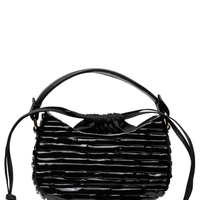 Bolsa Feminina Kitty Baby Bambu Lacca - Preto