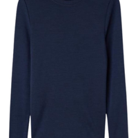 Blusa De Manga Comprida Wool & Cotton - Azul