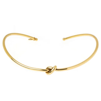 Colar Feminino Gargantilha New Nó - Dourado