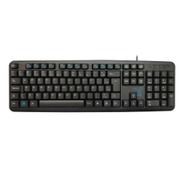 Teclado Membrana Maxprint TechBest Multimídia C/Fio Preto