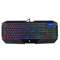 Teclado Membrana HP K110 Led C/Fio Preto