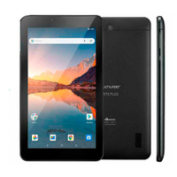 Tablet Multilaser M7S Plus Quad Core 1GB RAM Android 8.1 GO Dual Cam 1.3/2MP Tela 7 32GB - Preto