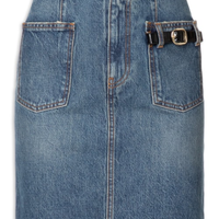 Saia Denim Skirt - Azul