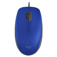 Mouse Logitech M110 Silent USB 1000 DPI Clique Silencioso - Azul